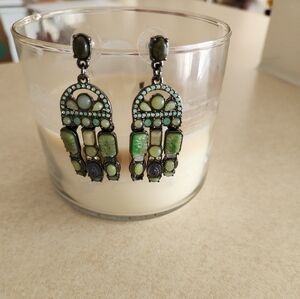 NWOT CABI NATURAL STONE EARRINGS